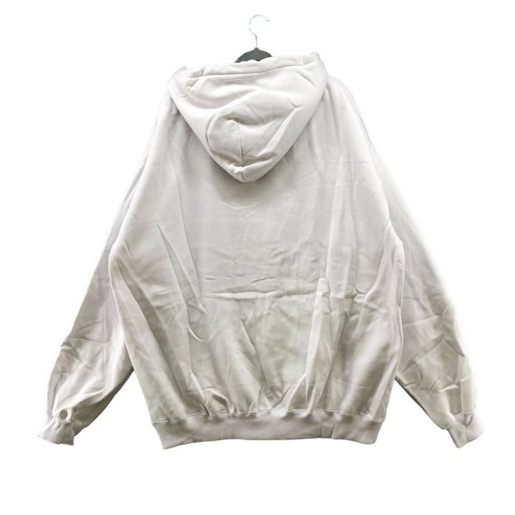 NWT Bronx Express Plain White Hoodie Sweatshirt Unisex Size 4XL DIY Thick - Picture 2 of 11